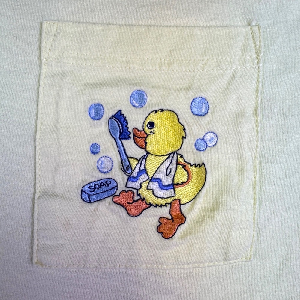 Jammilicious‎ Sleep Shirt Dress Women's One Size Yellow Rubber Duck Pocket